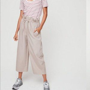 Aritzia The Group By Babaton Kerri High Waisted Wide Leg Paperbag Pants